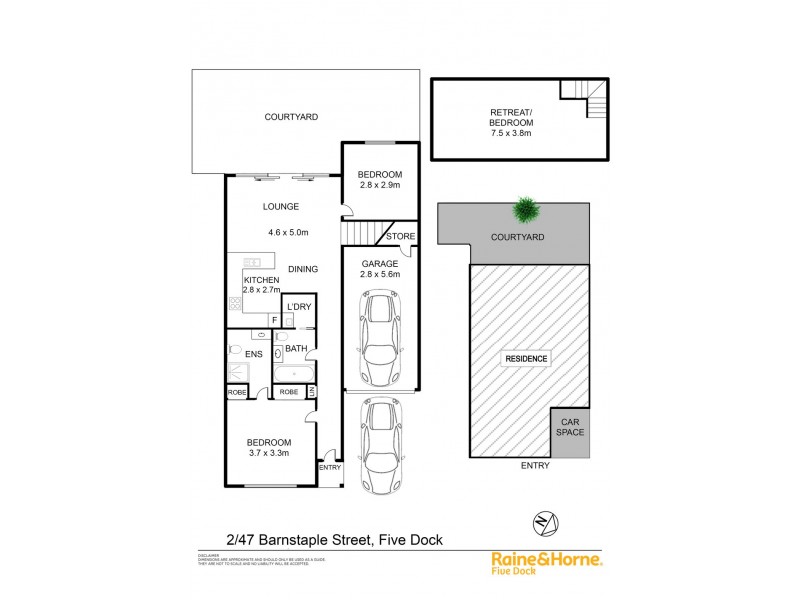 2/47 BARNSTAPLE ROAD, Five Dock NSW 2046