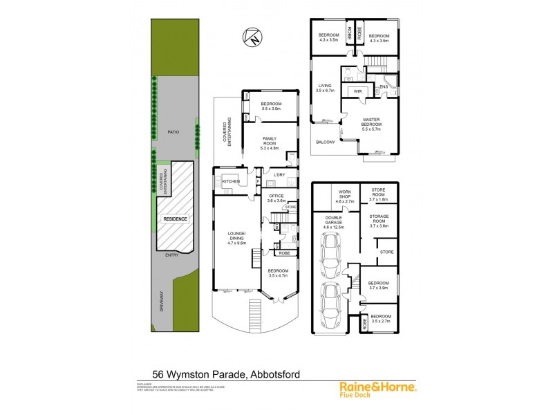 56 WYMSTON PARADE, Abbotsford NSW 2046 Floorplan