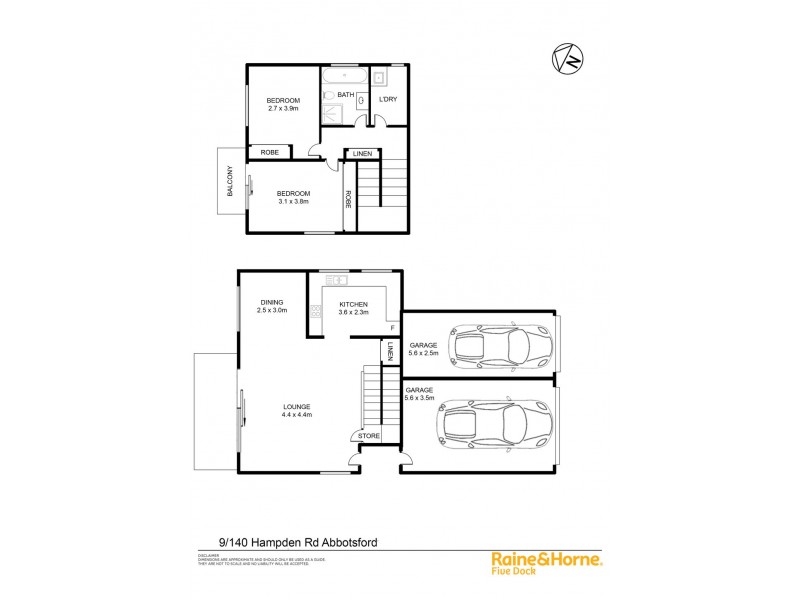 9 / 140 HAMPDEN ROAD, Abbotsford NSW 2046 Floorplan