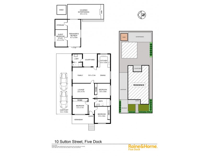10 SUTTON STREET, Five Dock NSW 2046 Floorplan