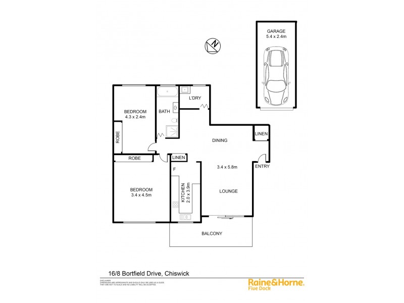 16/8 BORTFIELD DRIVE, Chiswick NSW 2046