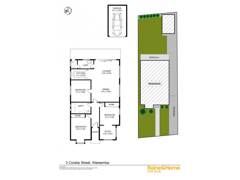 3 CORALIE STREET, Wareemba NSW 2046 Floorplan