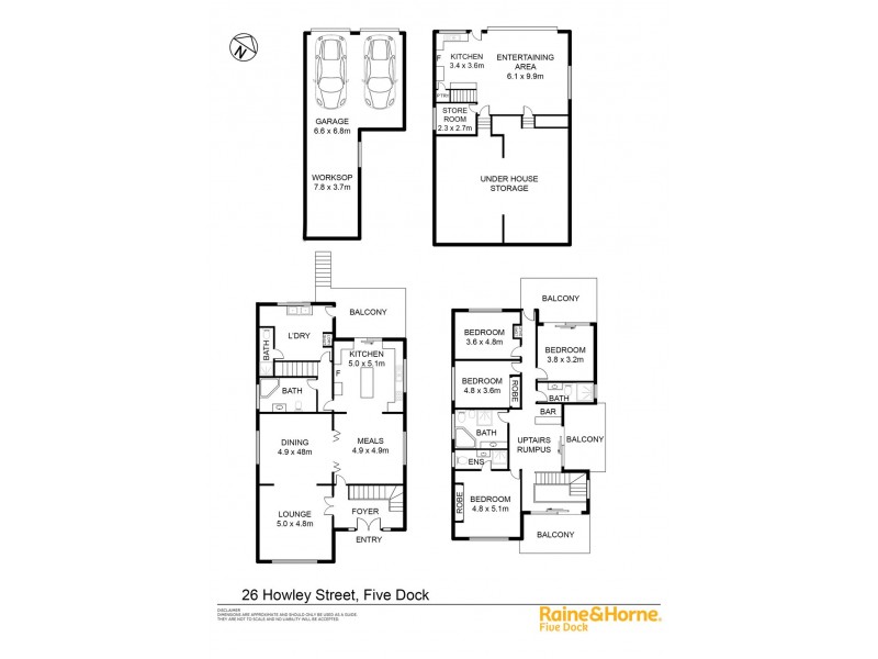 26 Howley Street, Five Dock NSW 2046 Floorplan