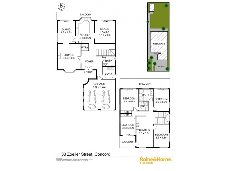 33 ZOELLER STREET, Concord NSW 2137 Floorplan