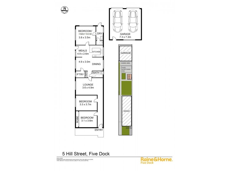 5 HILL STREET, Five Dock NSW 2046 Floorplan