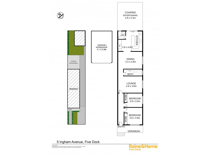 5 INGHAM AVENUE, Five Dock NSW 2046 Floorplan