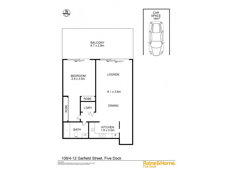 108 / 4-12 Garfield Street, Five Dock NSW 2046 Floorplan