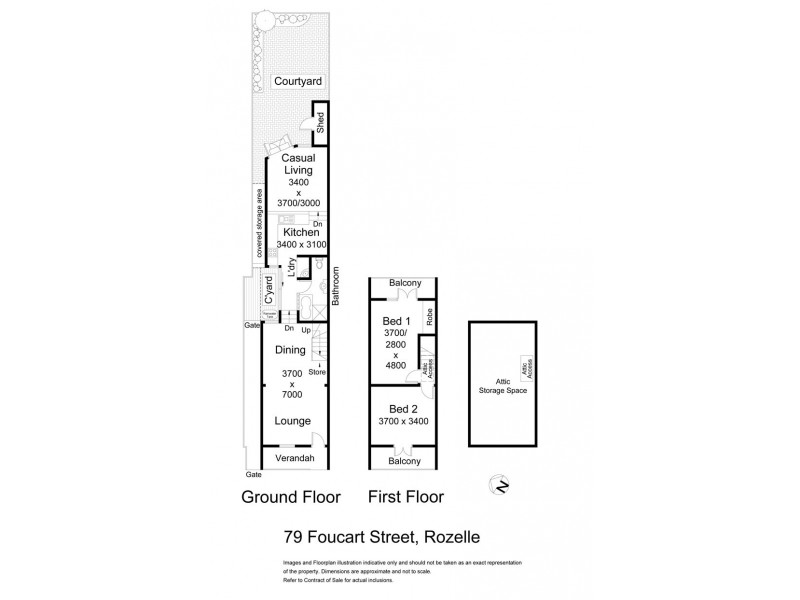 79 Foucart street, Rozelle NSW 2039 Floorplan