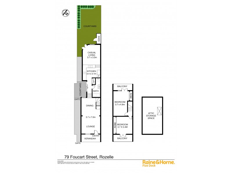 79 FOUCART STREET, Rozelle NSW 2039 Floorplan