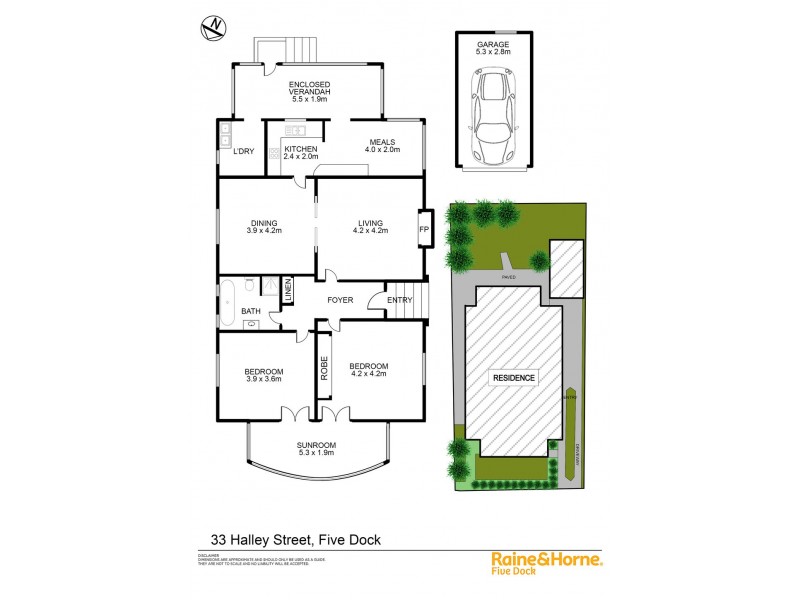 33 HALLEY STREET, Five Dock NSW 2046 Floorplan