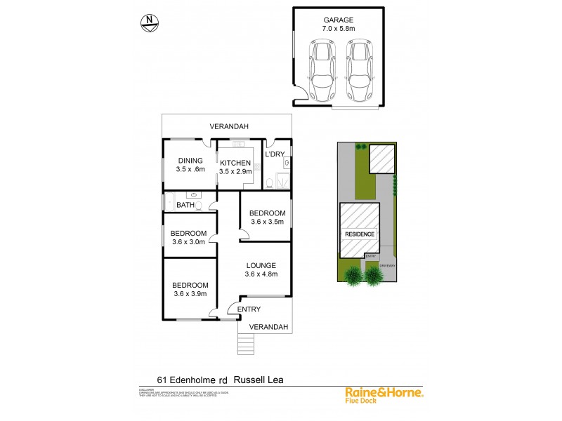 61 Edenholme Road, Russell Lea NSW 2046 Floorplan