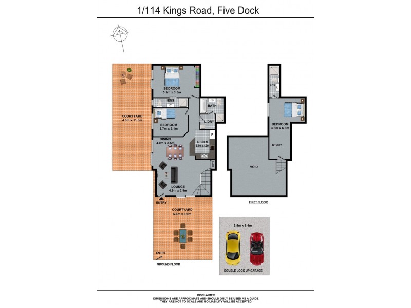 1/114 KINGS ROAD, Five Dock NSW 2046