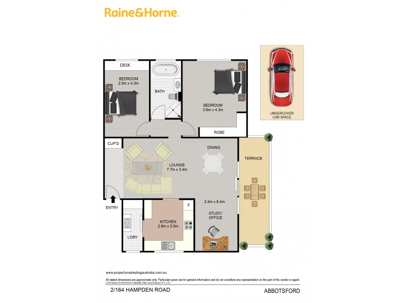 2/164 HAMPDEN ROAD, Abbotsford NSW 2046