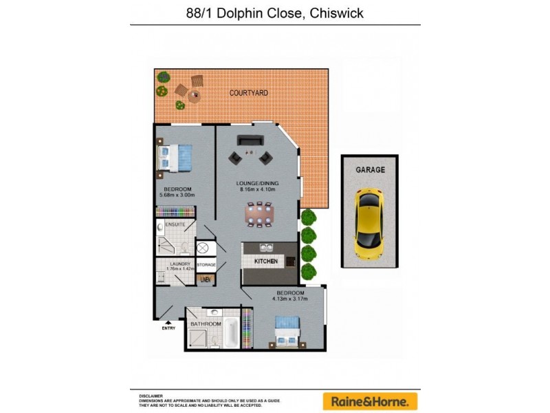 88/1 Dolphin Close, Chiswick NSW 2046 Floorplan