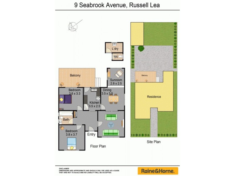 9 Seabrook Ave, Russell Lea NSW 2046 Floorplan