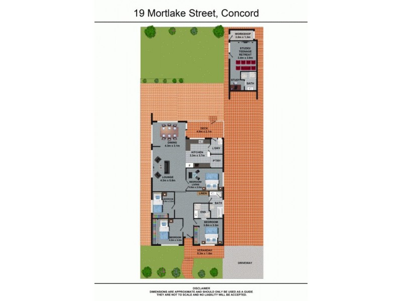 19 Mortlake St, Concord NSW 2137 Floorplan
