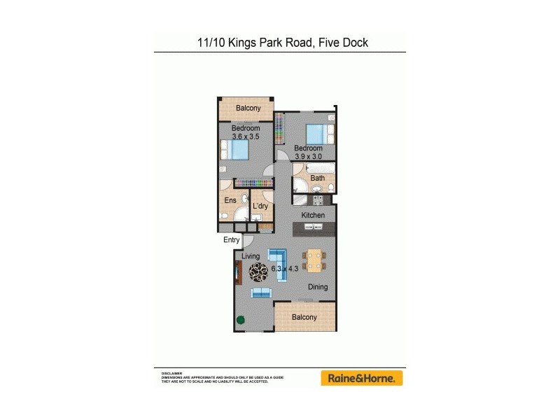 11/10 Kings Park CCT, Five Dock NSW 2046 Floorplan