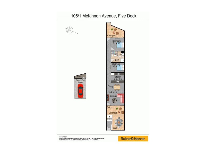 105/1 Mckinnon Ave, Five Dock NSW 2046 Floorplan