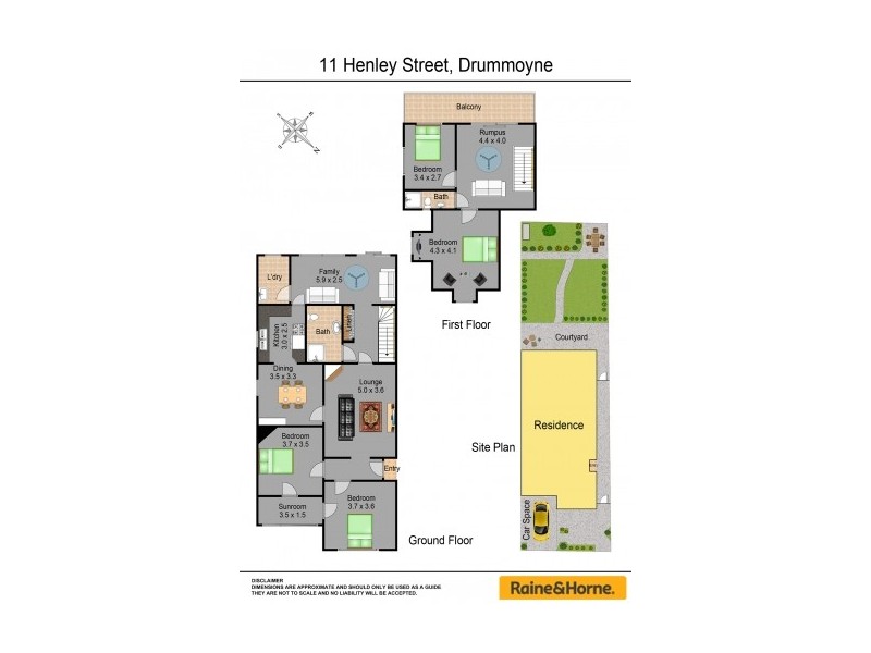 11 Henley Street, Drummoyne NSW 2047 Floorplan