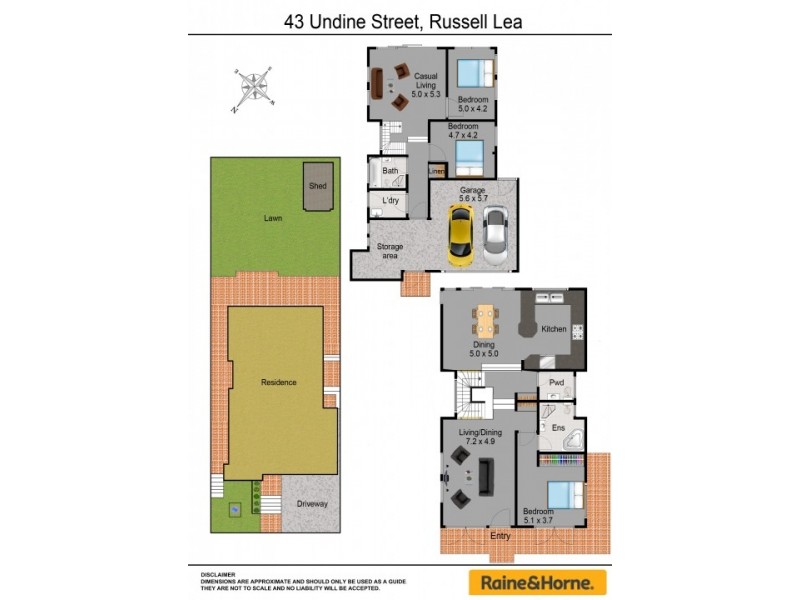43 Undine Street, Russell Lea NSW 2046 Floorplan