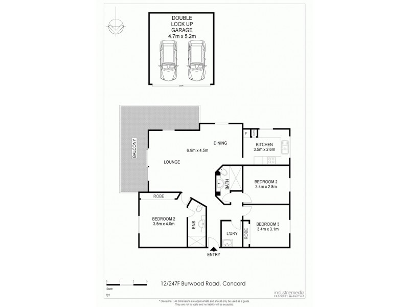 12 / 247F Burwood Rd, Concord NSW 2137 Floorplan