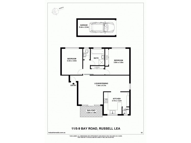 11/5 Bay rd, Russell Lea NSW 2046 Floorplan