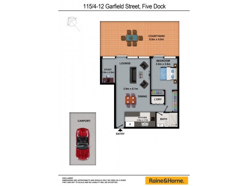 115/4-12 Garfield street, Five Dock NSW 2046 Floorplan
