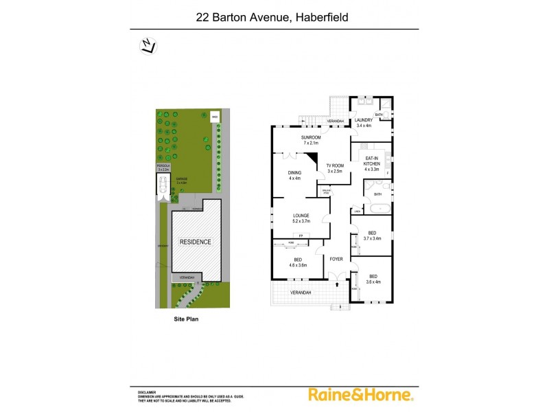 22 Barton Ave, Haberfield NSW 2045 Floorplan