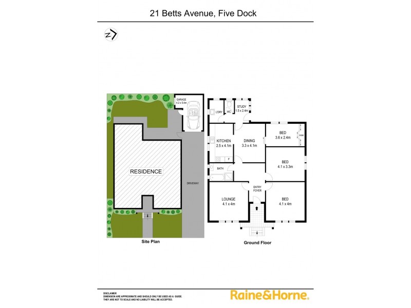 21 Betts Avenue, Five Dock NSW 2046 Floorplan