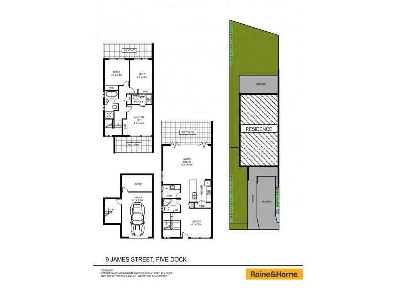 9 James Street, Five Dock NSW 2046 Floorplan