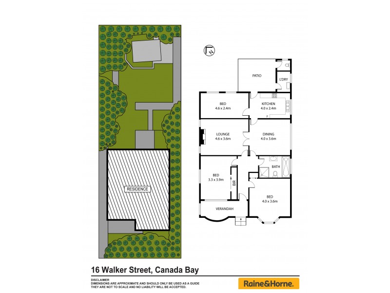16 Walker Street, Canada Bay NSW 2046 Floorplan