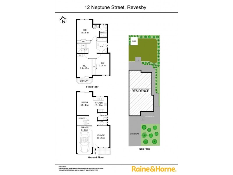 12 Neptune Street, Revesby NSW 2212 Floorplan