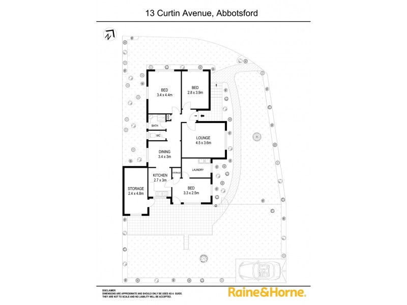 13 Curtin Ave, Abbotsford NSW 2046 Floorplan