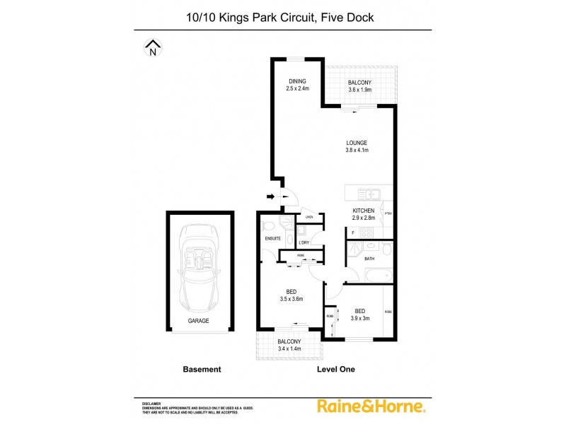 10/10 Kings Park CCT, Five Dock NSW 2046 Floorplan