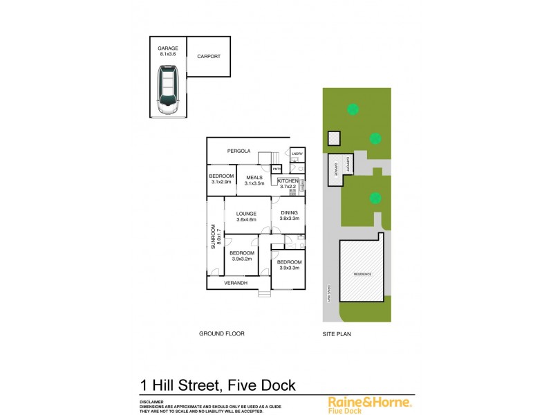 1 Hill Street, Five Dock NSW 2046 Floorplan