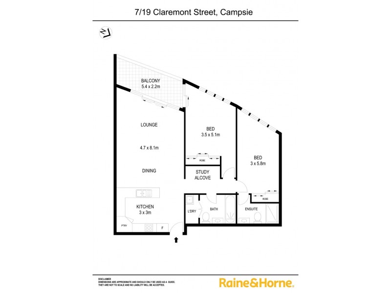 7/19 Claremont Street, Campsie NSW 2194 Floorplan