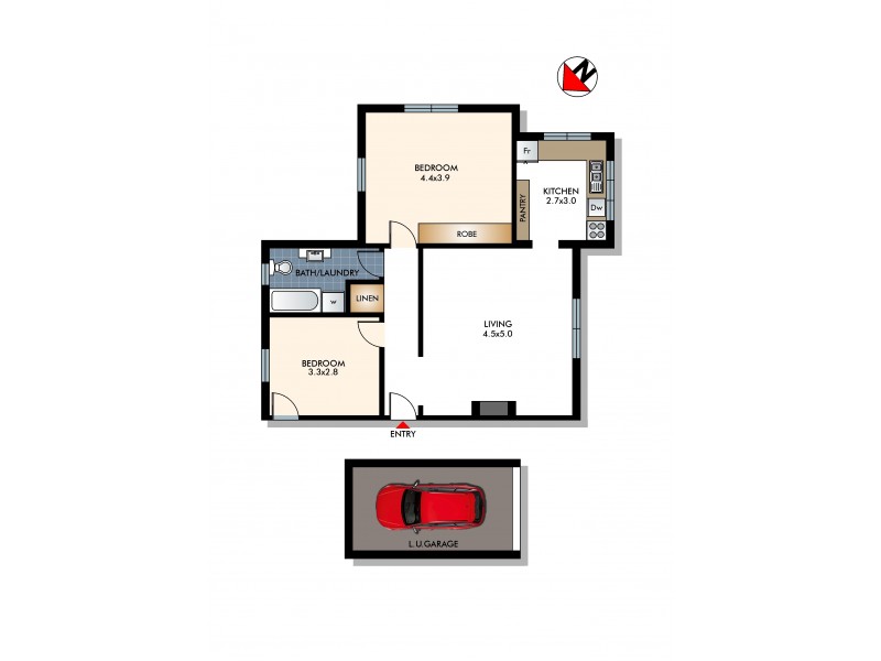 6/2a Norwich Road, Rose Bay NSW 2029 Floorplan