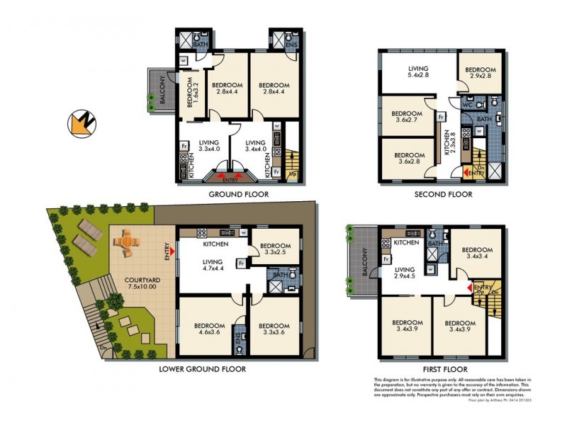 283 Old South Head Road, Bondi Beach NSW 2026 Floorplan