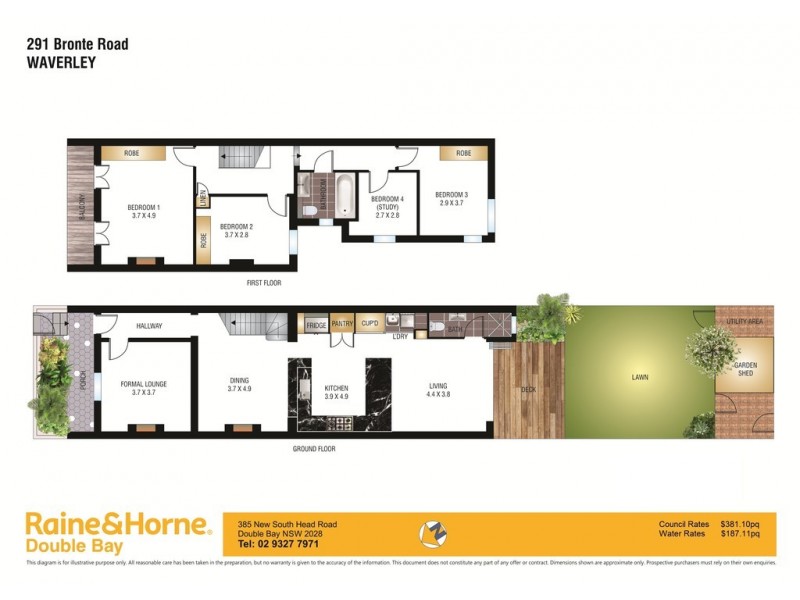 291 Bronte Road, Waverley NSW 2024 Floorplan