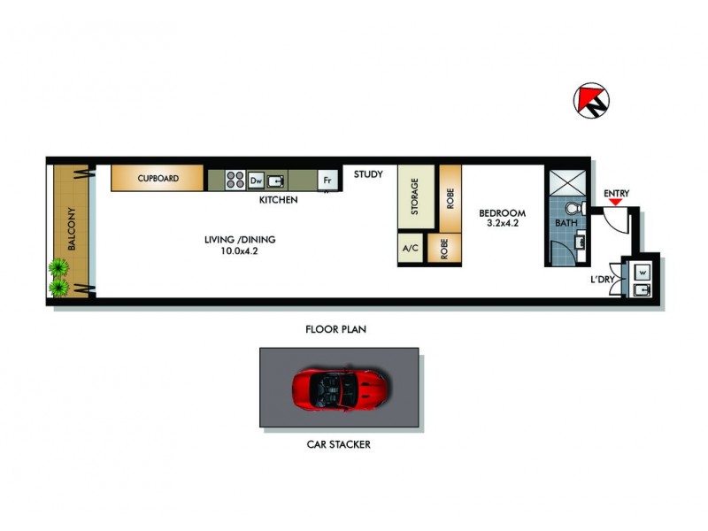 210/152 Campbell Parade, Bondi Beach NSW 2026 Floorplan