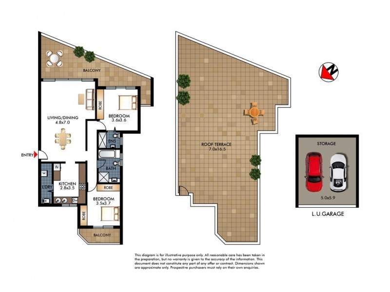 14/2 Francis Street, Bondi NSW 2026 Floorplan
