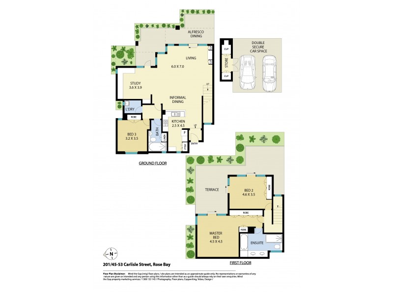 201/45-53 Carlisle Street, Rose Bay NSW 2029 Floorplan
