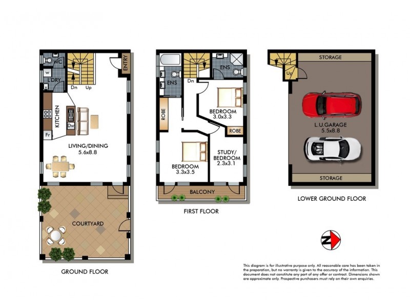 1/3 Young Street, Vaucluse NSW 2030 Floorplan