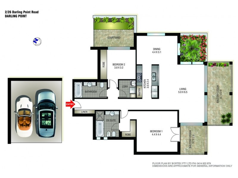 2/26 Darling Point Road, Darling Point NSW 2027 Floorplan