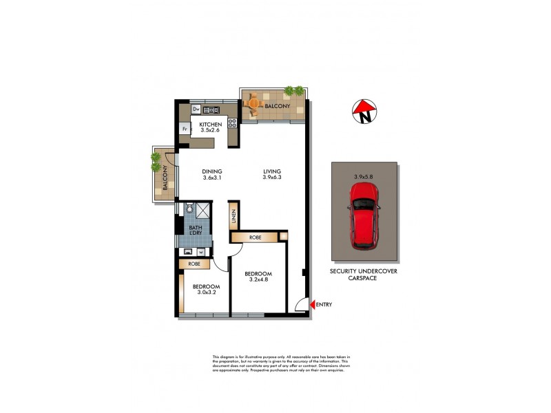 40/11 Yarranabbe Road, Darling Point NSW 2027 Floorplan