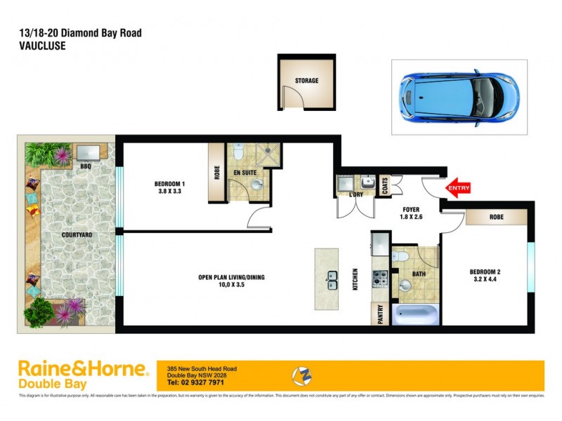13/18-20 Diamond Bay Road, Vaucluse NSW 2030 Floorplan