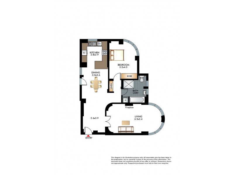4/282 New South Head Road, Double Bay NSW 2028 Floorplan