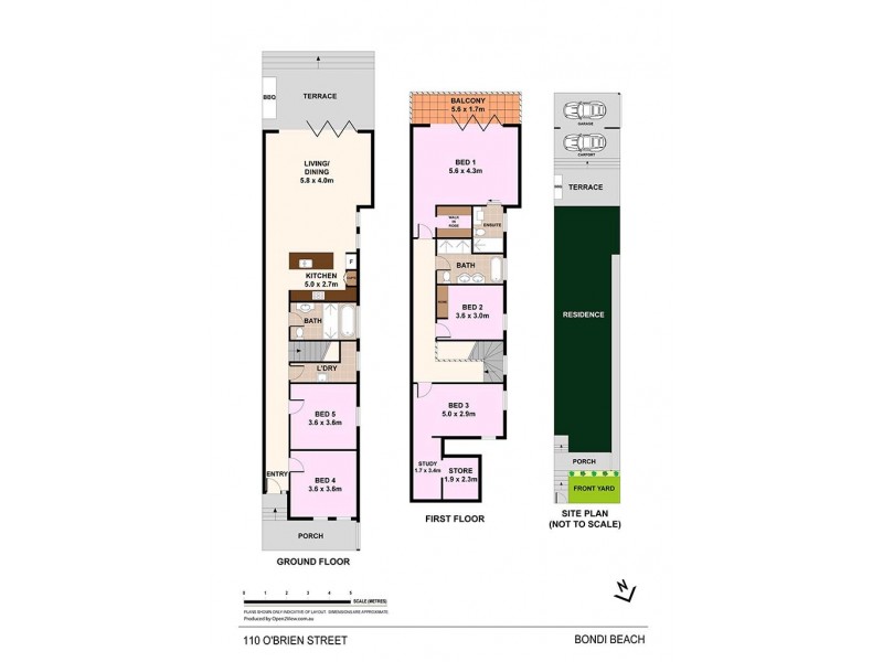 110 O’Brien Street, Bondi Beach NSW 2026 Floorplan
