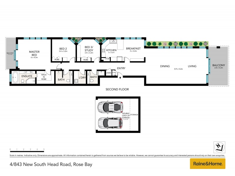 4/843 New South Head Road, Rose Bay NSW 2029 Floorplan