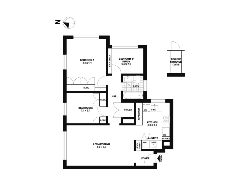 10/155 Victoria Road, Bellevue Hill NSW 2023 Floorplan